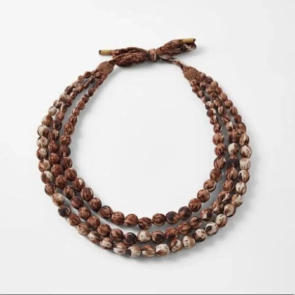 ZARA LONG BEAD NECKLACE‎  - Picture 2 of 5
